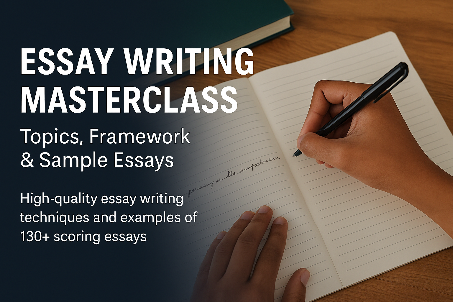 Essay Writing Masterclass: Topics, Framework & Sample Essays